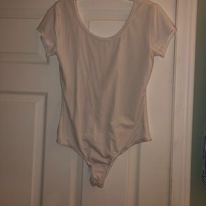 Simple white bodysuit